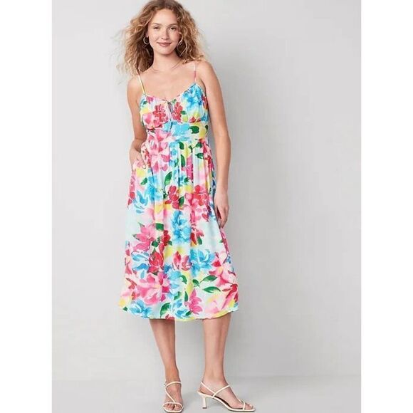 NEW Old Navy Women’s Small Petite & Toddler Girls 4 Floral Summer Dresses - Picture 10 of 16